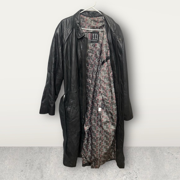 Fluid International Genuine Leather Coat  Elegant Black - Picture 5 of 8